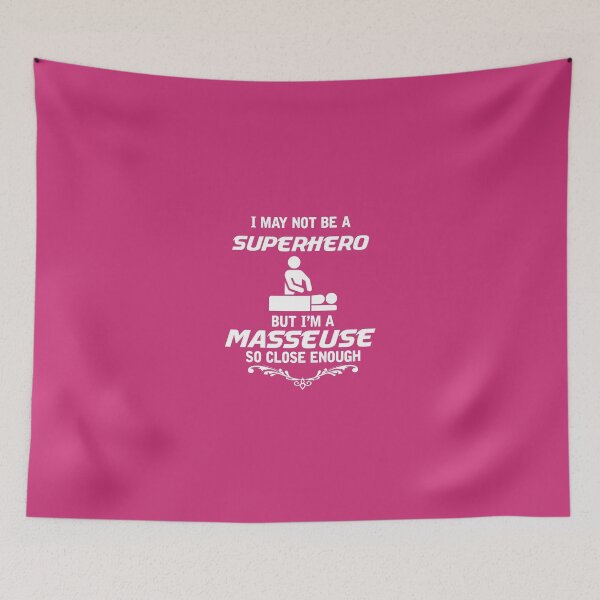 Item preview, Not Superhero But Masseuse designed and sold by AlwaysAwesome.
