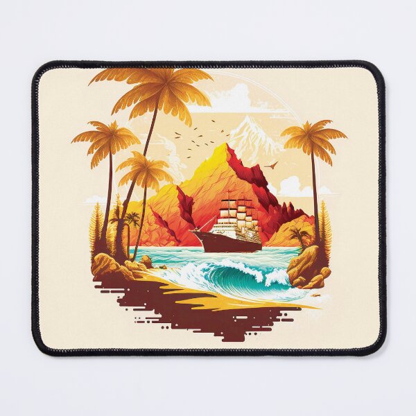 Item preview, Landscape ocean palm tree_gor#7 designed and sold by FunArt4You.