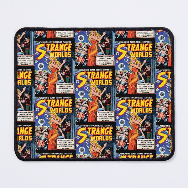 Item preview, Strange Worlds Vol.04 1950's Science Fiction Comic Cover designed and sold by AllTheFaeThings.
