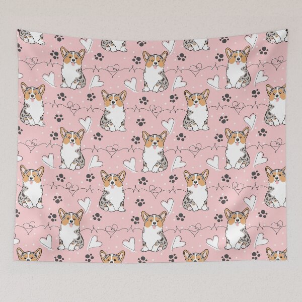 Item preview, Love Corgi - Blue Merle 3 designed and sold by Lulupainting.