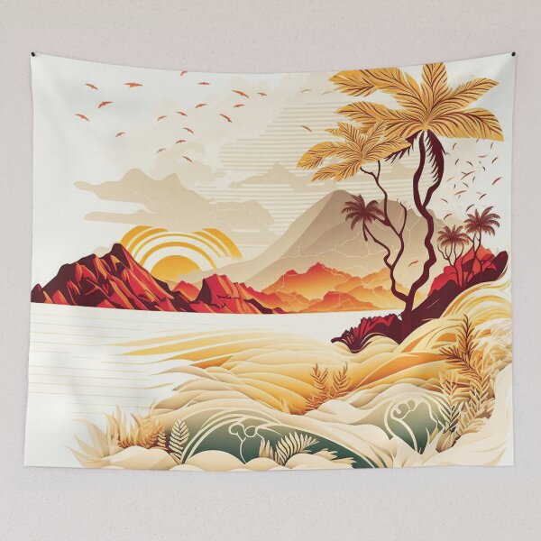 Item preview, Landscape ocean palm tree#8 designed and sold by FunArt4You.