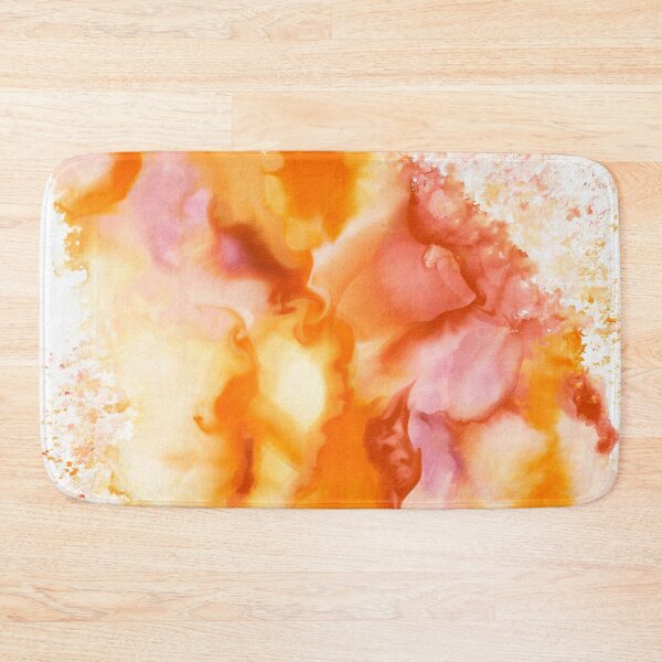 Item preview, Orange Fluid art. Artwork By Annalisa Amato designed and sold by Annalisa Amato.