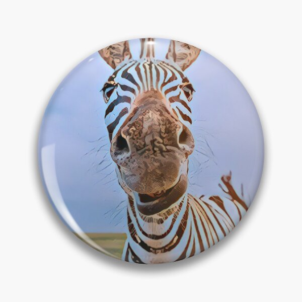 Item preview, My Blue Zebra Print - For a nature lover, African bush lover, nature decorating print. designed and sold by Wentoo.