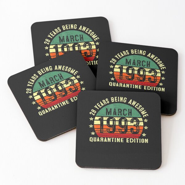 Item preview, 28 Years Old Gift March 1993 30th Quarantine Birthday designed and sold by BargerStore.