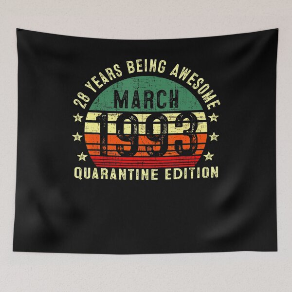 Item preview, 28 Years Old Gift March 1993 30th Quarantine Birthday designed and sold by BargerStore.