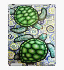 Turtle Tide in Spirals iPad Case/Skin