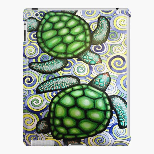 Turtle Tide in Spirals iPad Snap Case