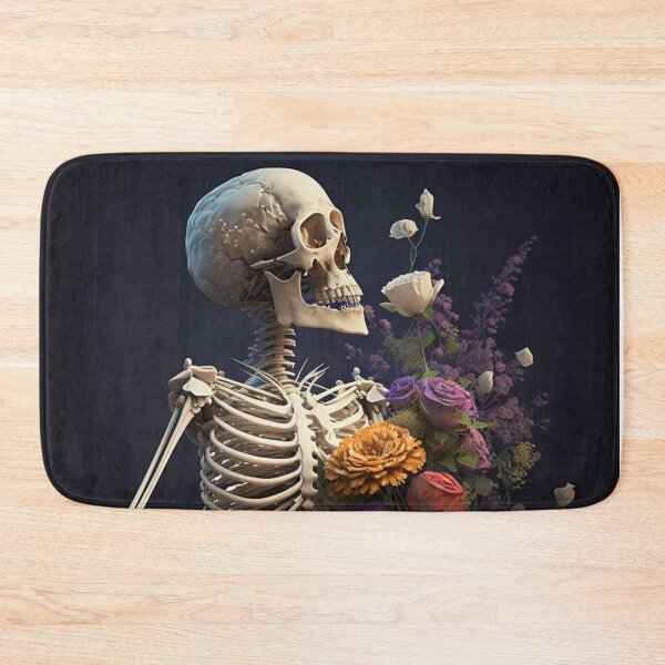Item preview, Skeleton with Floral Chest  designed and sold by artiologya.