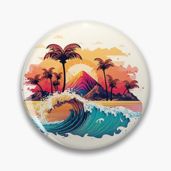 Item preview, Landscape ocean palm tree#9 designed and sold by FunArt4You.