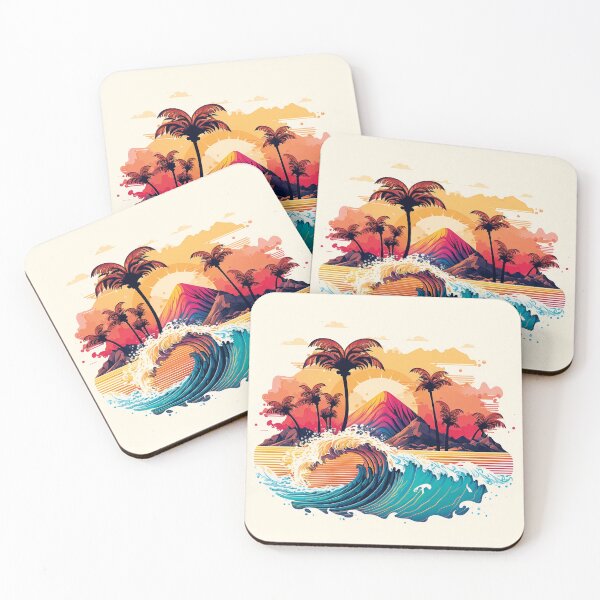 Item preview, Landscape ocean palm tree#9 designed and sold by FunArt4You.