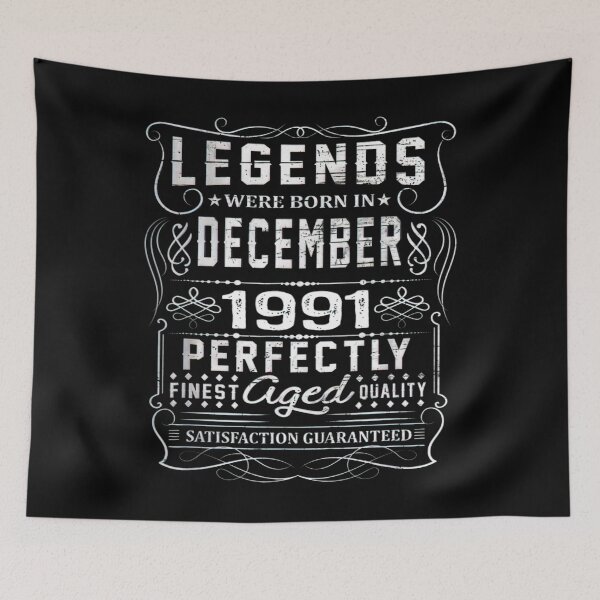 Item preview, 32th Birthday Gift Legends Were Born In December 1991 designed and sold by BargerStore.