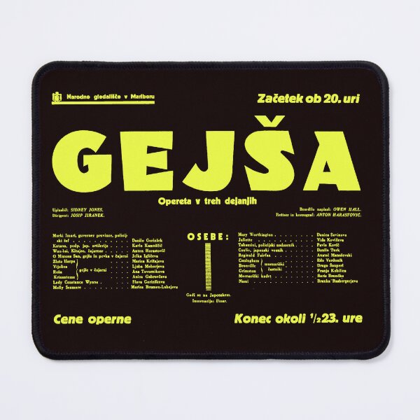 Item preview, GEJSA 1 - Maribor Slovene National Theatre poster designed and sold by BigCreation.