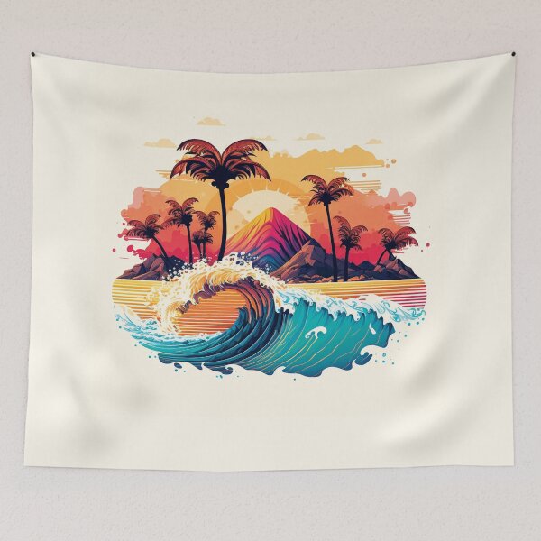 Item preview, Landscape ocean palm tree_gor#9 designed and sold by FunArt4You.