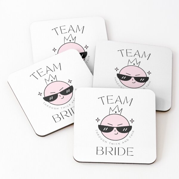 Item preview, Team Bride - Bridesmaids - Gifts For Bride's Team - Bridal Hen Do Party- Sassy Bridesmaids Squad - Bridal Party designed and sold by The Red Nox.