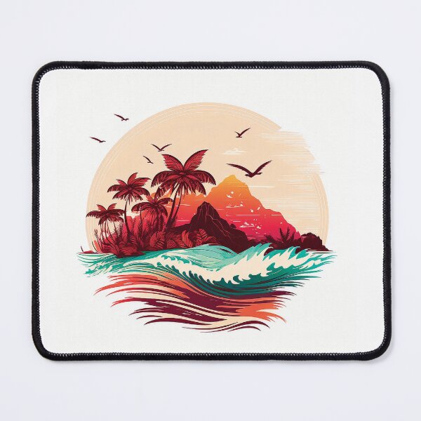 Item preview, Landscape ocean palm tree#11 designed and sold by FunArt4You.