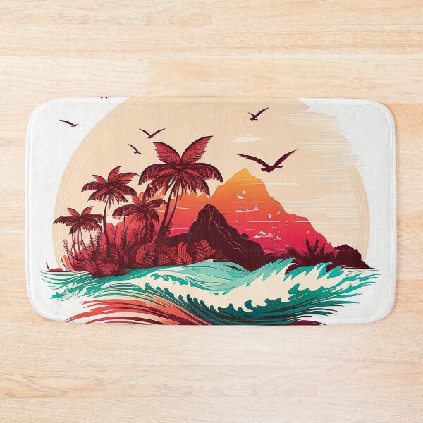 Item preview, Landscape ocean palm tree#11 designed and sold by FunArt4You.