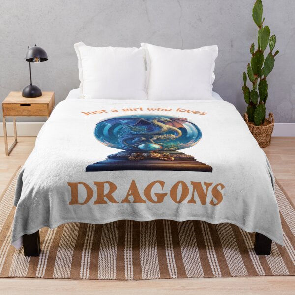 Artikelvorschau, Nur ein Mädchen, das Drachen liebt entworfen und verkauft von GeekyGoddess.