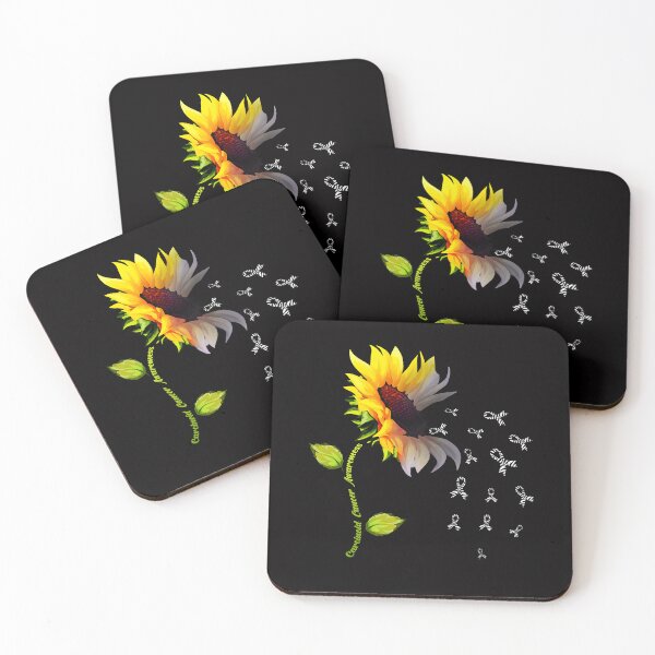 Item preview, Sunflower & Zebra Stripe Ribbon Carcinoid Cancer Awareness designed and sold by rfp8038.