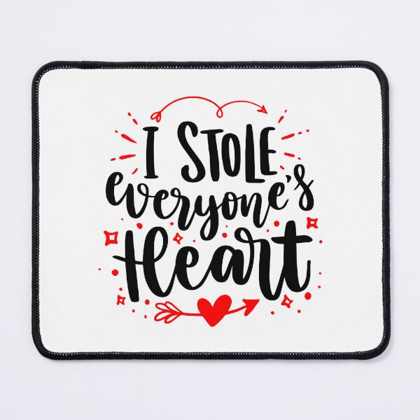 Item preview, I Stole Everyones Heart - Red heart designed and sold by jwebmarket.