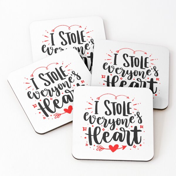 Item preview, I Stole Everyones Heart - Red heart designed and sold by jwebmarket.