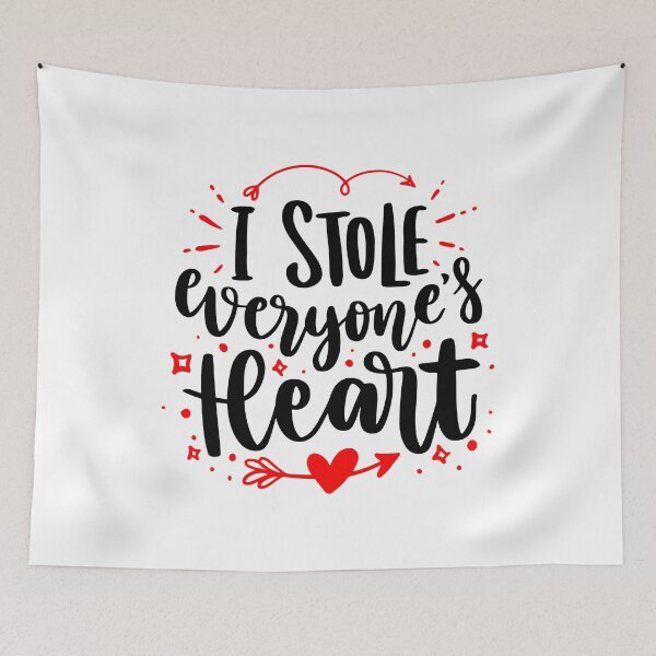 Item preview, I Stole Everyones Heart - Red heart designed and sold by jwebmarket.