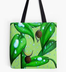 Playing in the Rain Tote Bag