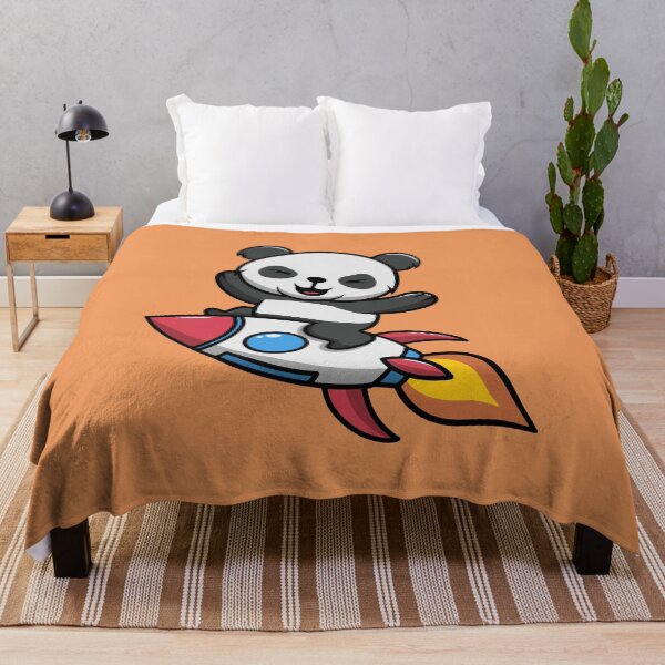 Item preview, Cute Panda Riding Rocket designed and sold by cubbone.