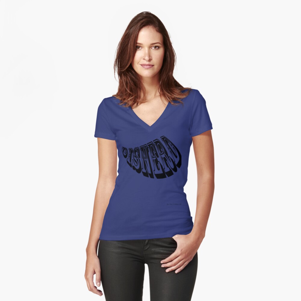 Item preview, Fitted V-Neck T-Shirt designed and sold by boss0501.