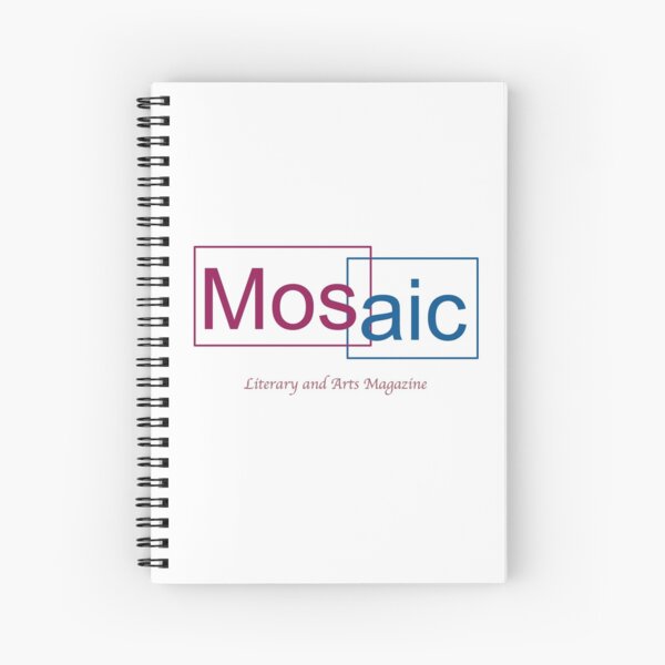 Mosaic two color logo Spiral Notebook