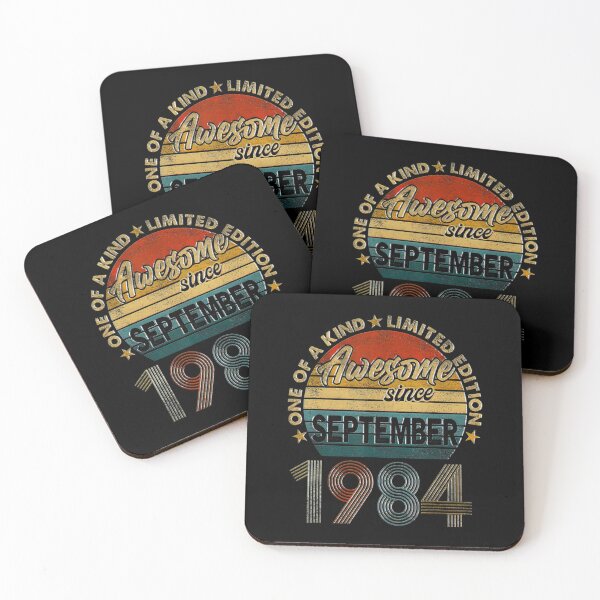 Item preview, 39 Year Old 39th Birthday Men Awesome Since September 1984 designed and sold by BargerStore.