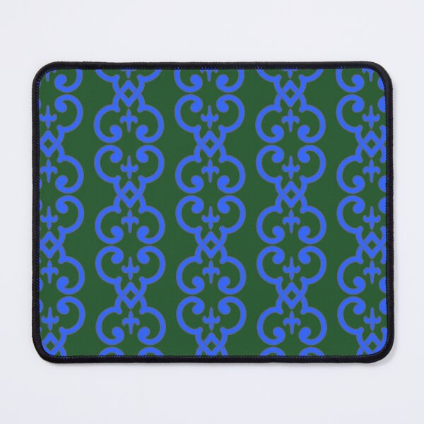 Item preview, Blue Mint Green Traditional Nautical Fluer De Lis  (3 of 4) designed and sold by ChristinasMess.