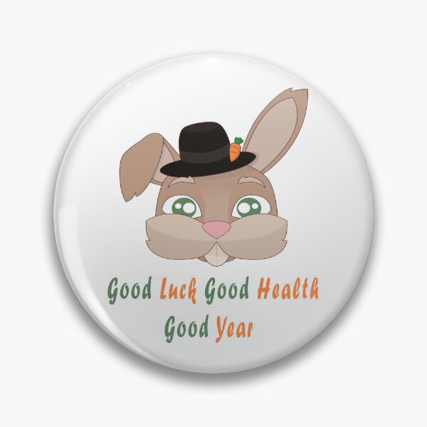Item preview, Good Luck Good Health Good Year of The Rabbit designed and sold by Soudesign99.