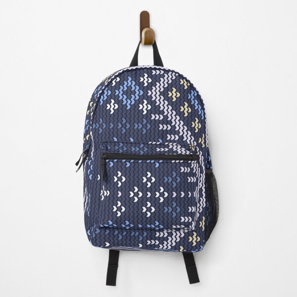 Item preview, Navy Blue Pattern Abstract Motif Boho designed and sold by hedru.