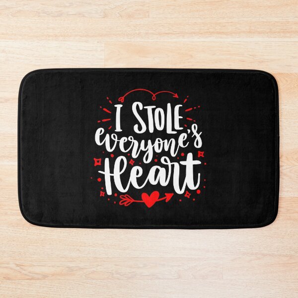 Item preview, I Stole Everyones Heart - White quotes & red heart designed and sold by jwebmarket.