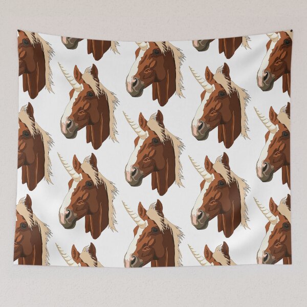 Item preview, Flaxen Chestnut unicorn  designed and sold by LeahcarsArt.