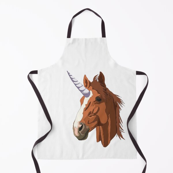 Item preview, Chestnut unicorn with a blaze designed and sold by LeahcarsArt.