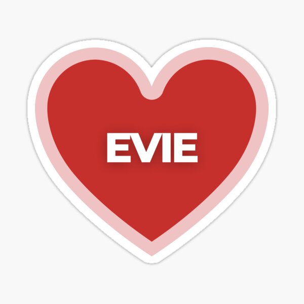 Vista previa del artículo con la obra «yo corazón evie», diseñado y vendido por Itsheartshop.