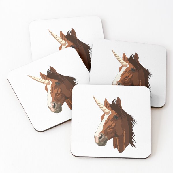 Item preview, Copy of Chestnut unicorn with a blaze designed and sold by LeahcarsArt.