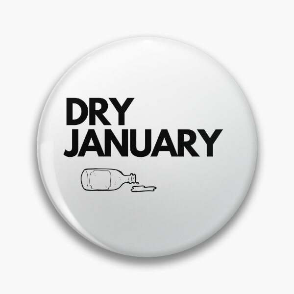 Item preview, Sticker Dry January with bottle designed and sold by Findmeifyoucan.