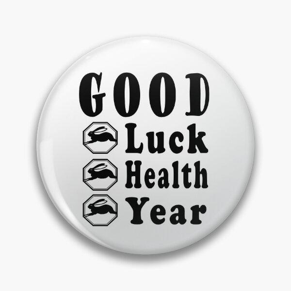 Item preview, Good Luck Good Health Good Year of The Rabbit designed and sold by Soudesign99.