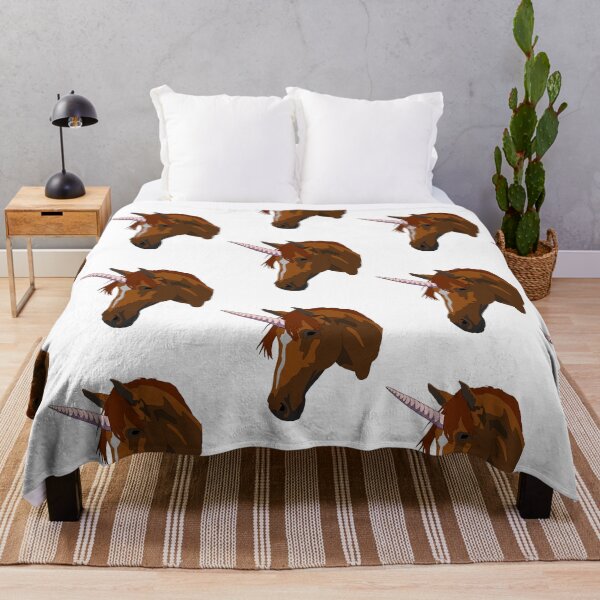 Item preview, Chestnut unicorn with a star and stripe designed and sold by LeahcarsArt.