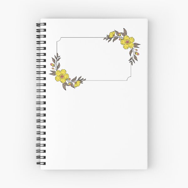 Item preview, Blank Yellow Floral Spice Labels designed and sold by Lyssarien.