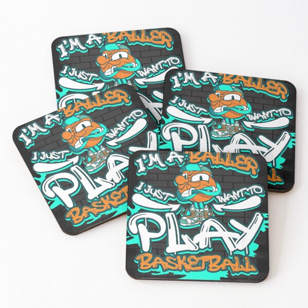 Item preview, I Just Want To Play Grafity Style Basketball Premium designed and sold by enriquede.