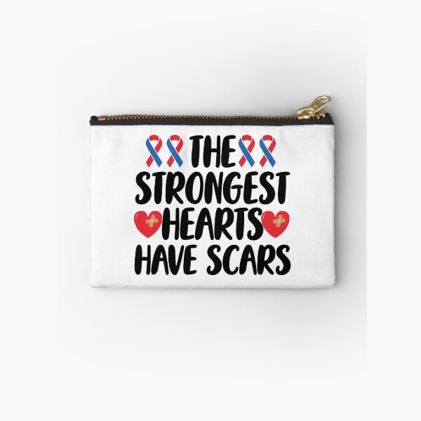 Item preview, Inspirational CHD Quotes | Strongest Hearts Have Scars | CHD Heart Warrior Gift designed and sold by AMINE  ★★★★★.