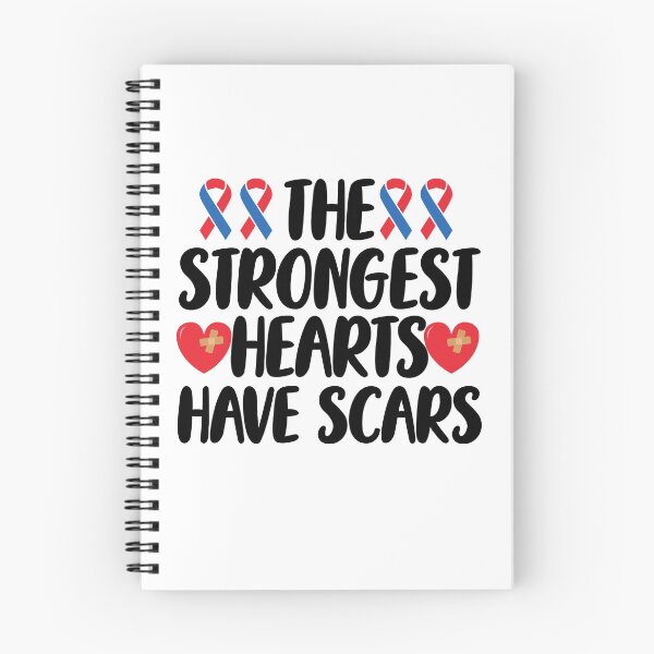 Item preview, Inspirational CHD Quotes | Strongest Hearts Have Scars | CHD Heart Warrior Gift designed and sold by AMINE  ★★★★★.