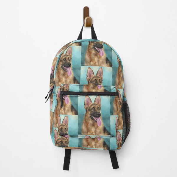 Item preview, An impressive German Shepherd Painting with his Tongue Out designed and sold by ibadishi.