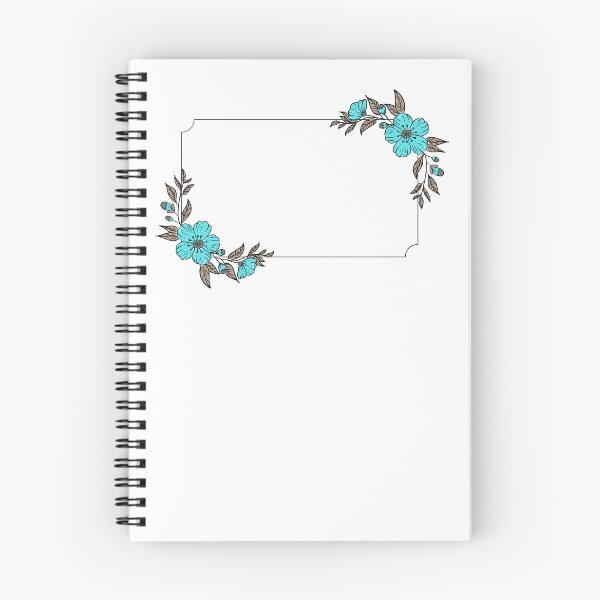 Item preview, Blank Blue Floral Spice Labels designed and sold by Lyssarien.