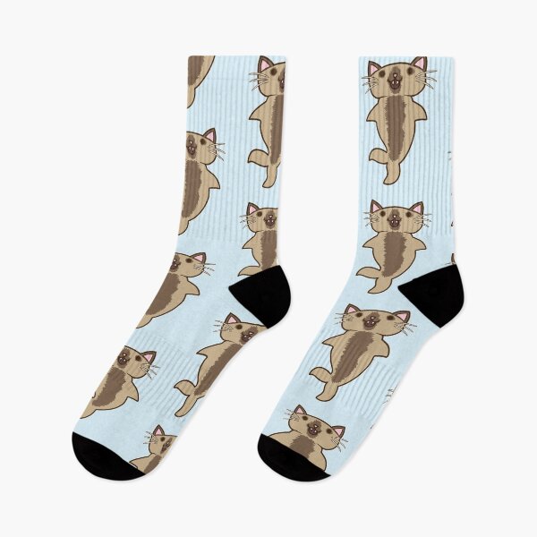 Item preview, Cute Siamese Cat MerMeow "HaMeowHead" Shark designed and sold by MellowArk.