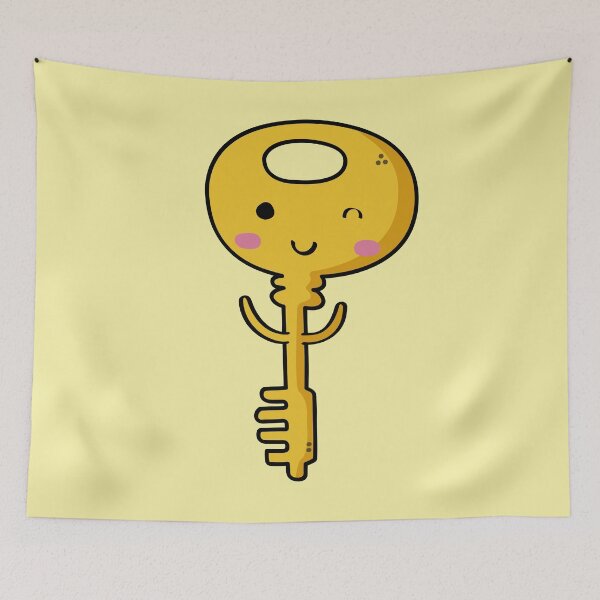 Item preview, Cute key illustration designed and sold by CutestShopEver.