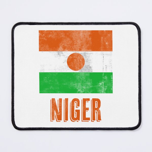 Item preview, Flag of Niger République du Niger drapeau du Niger "Grunge" look. designed and sold by KTSubz Faith & Fun Designs.